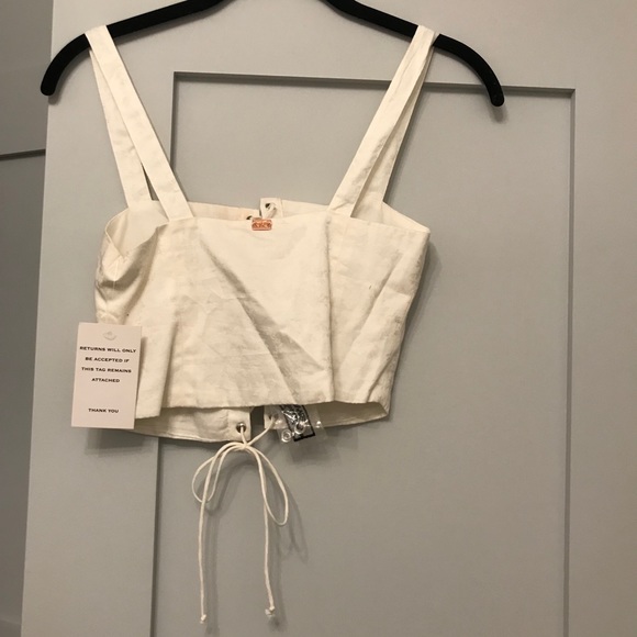 For Love and Lemons Tie Crop Top - Picture 4 of 5